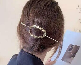 Gold Geometric Hair Accessories | Geometric Hair Pin | Gold Hair Accessories | Geometric Gold hair clips | Hair Slide