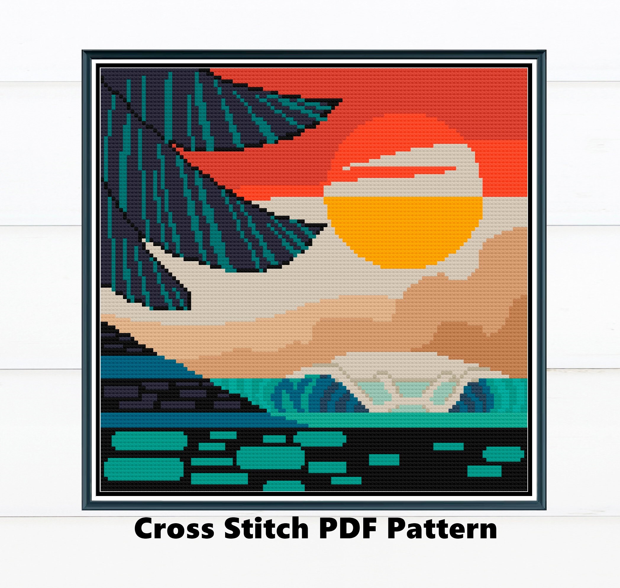 Modern Art Painting Cross Stitch Pattern / Famous Painting Etsy