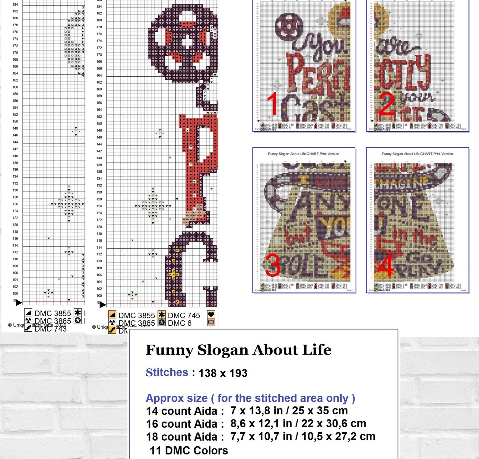 Funny Quote Cross Stitch Pattern Vintage Retro Wall Art Instant funny-quote-cross-stitch-pattern-vintage-retro-wall-art-instant