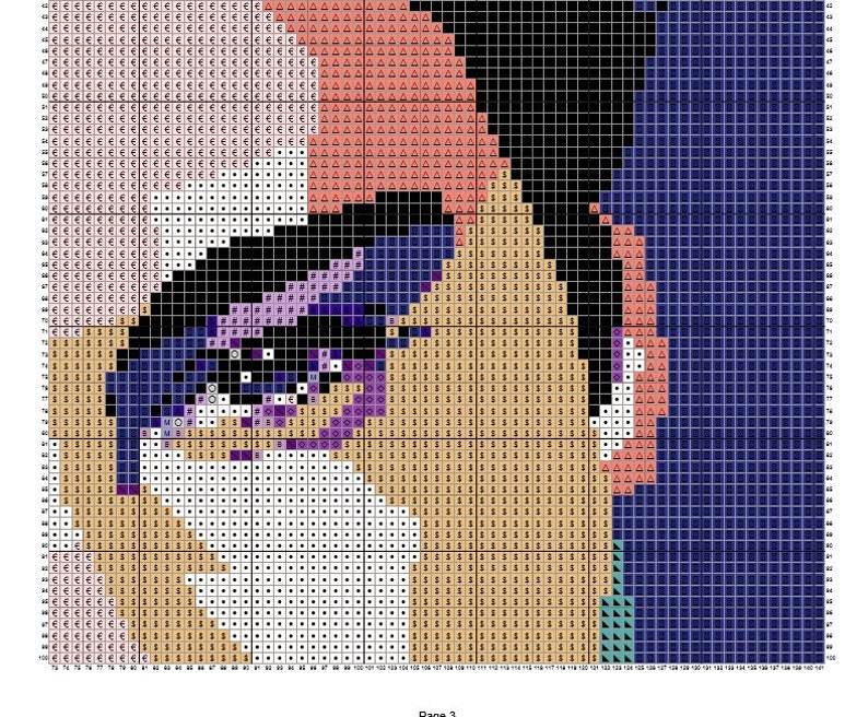Elvis Presley Cross Stitch PDF Pattern /pop Art Cross Stitch / - Etsy
