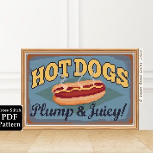 Vintage Kitchen Wall Decor Cross Stitch Pattern / Home Decor Cross Stitch / Digital Version-PDF