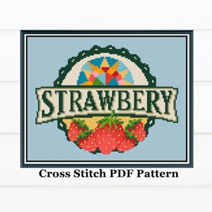 Vintage Kitchen Decor #9 Cross Stitch Digital Pattern / Modern Cross Stitch / Instant Download PDF