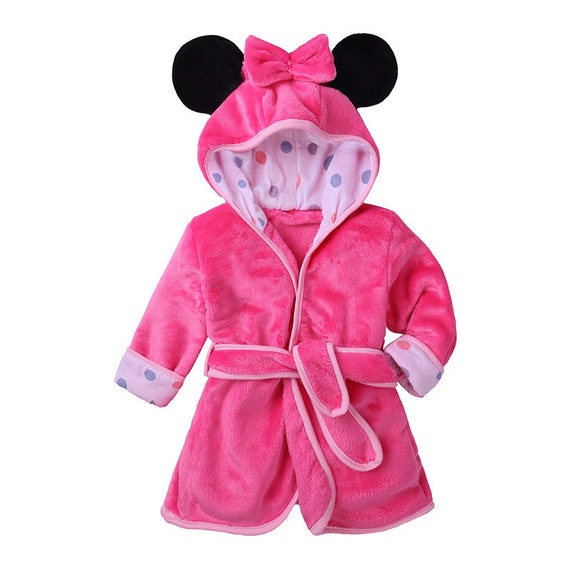 Bathrobe for Children, EAU DE ROSE, Oeko Tex® - pink/print, Bedding & Decor