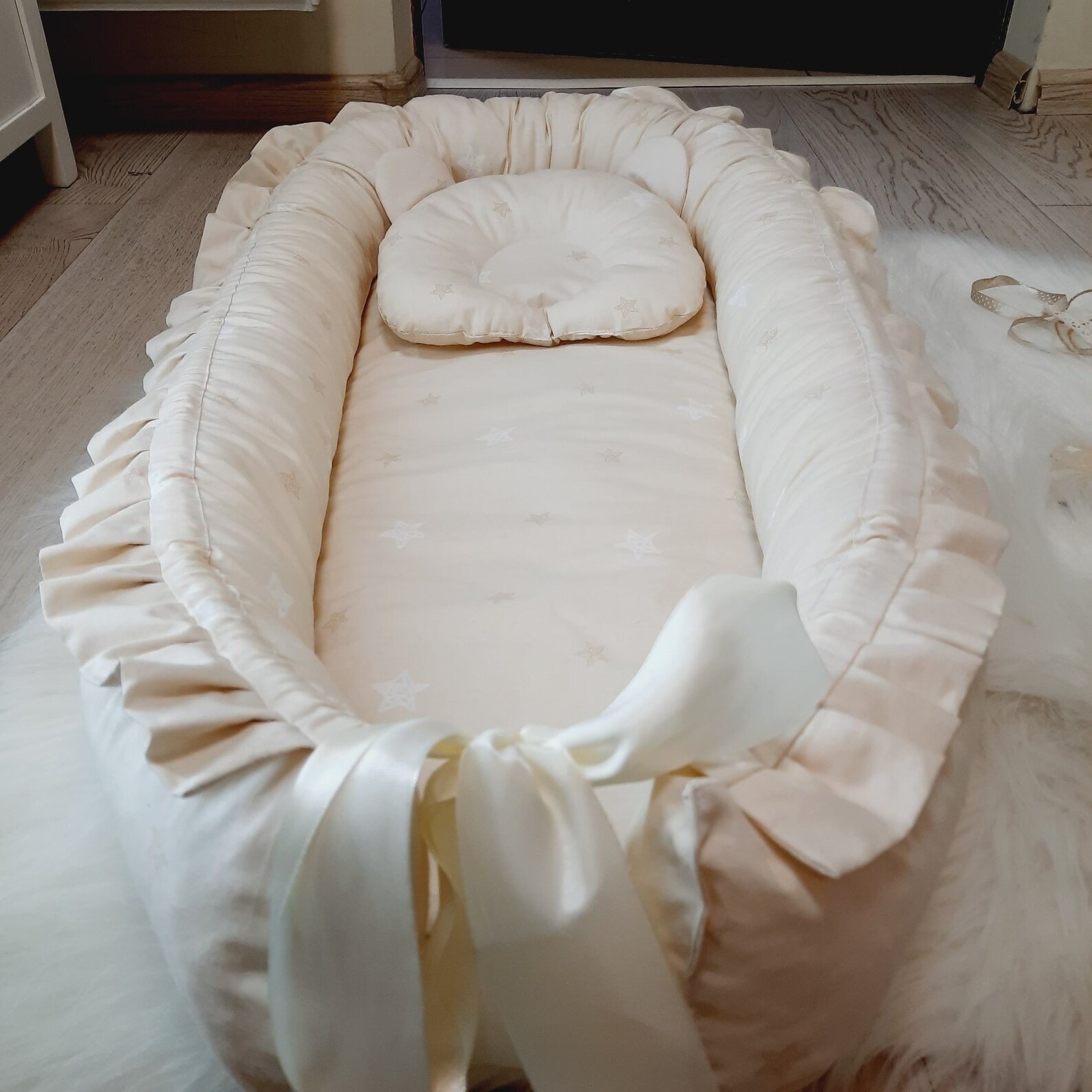 Newborn cocoon Baby sleep nest Baby sleeper Baby cocoon Etsy