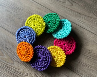 Dish Scrubbies Crochet Pot Scrubber, Kitchen scrubby, Dish Sponge, Loofah, Scubbies