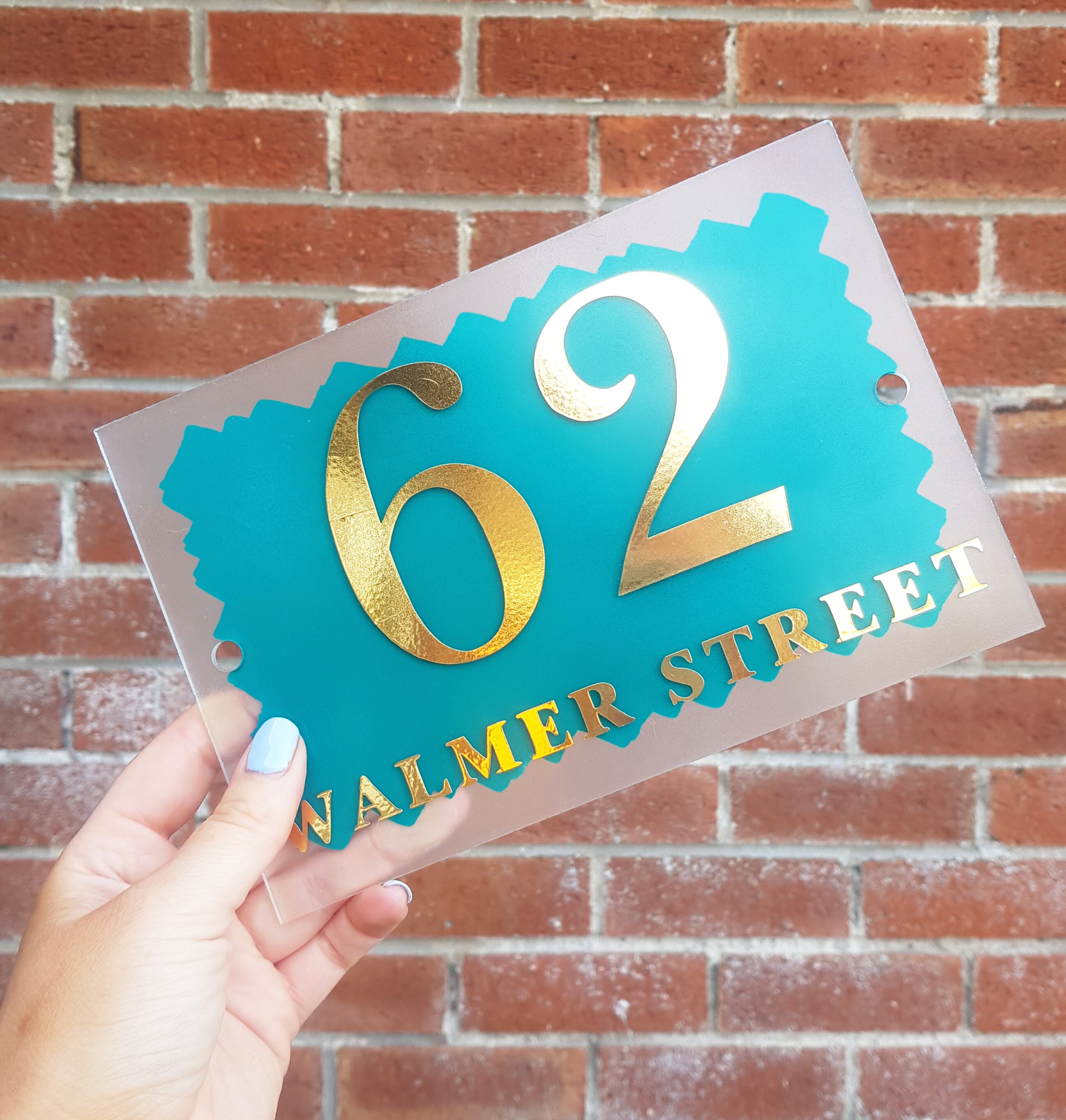 House Name/number. Address Door Sign. Contemporary Sign. Door Etsy UK