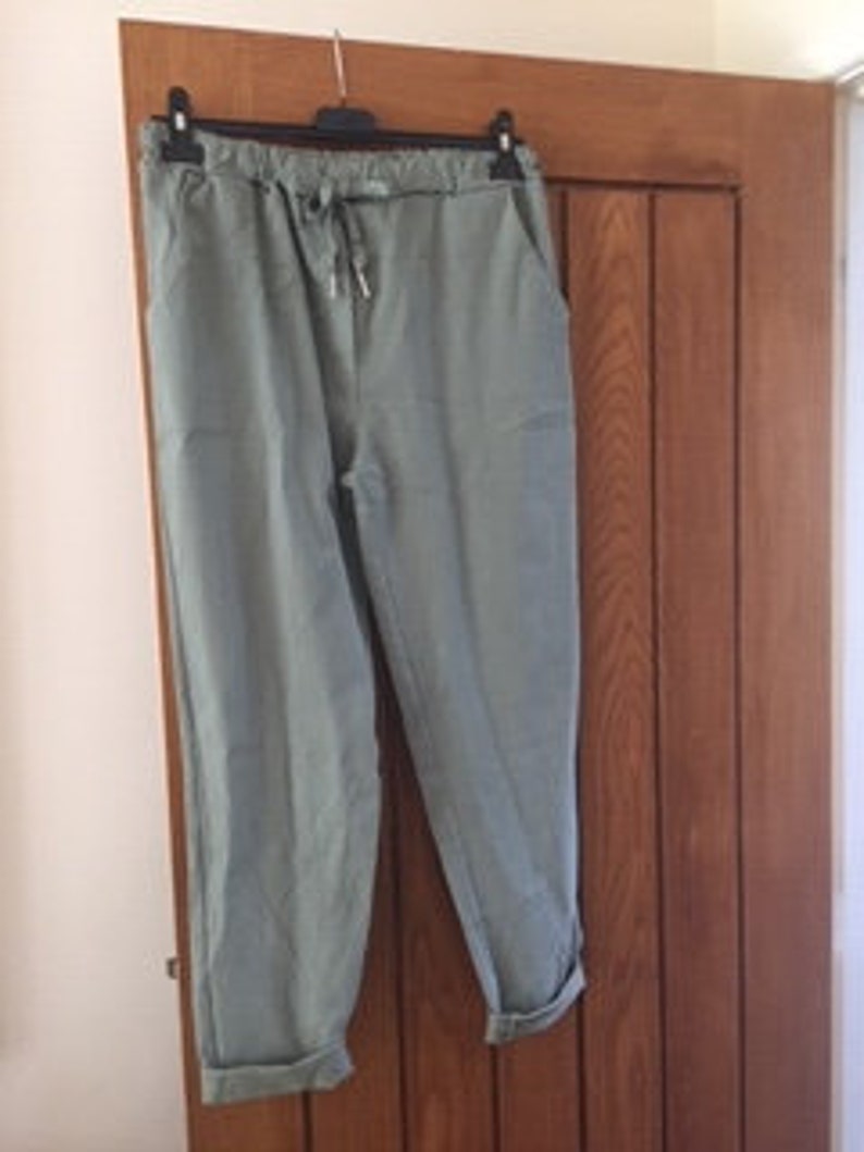 Magic Pants one size super stretchy trousers Grey