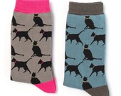 Mens Lucky Cat Bamboo Socks