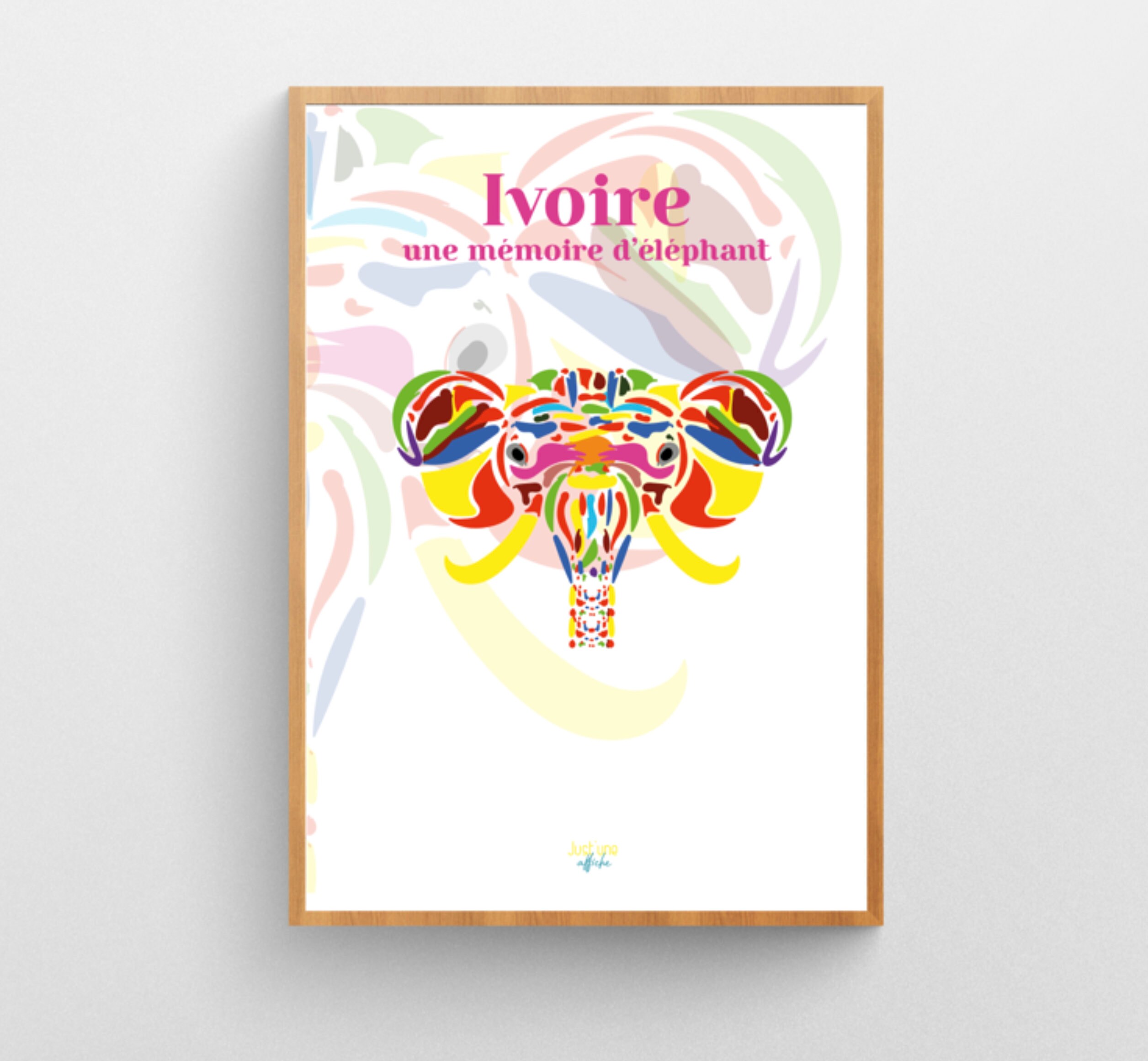 Affiche A2 Elephant - Ivoire Une Mémoire d'éléphant