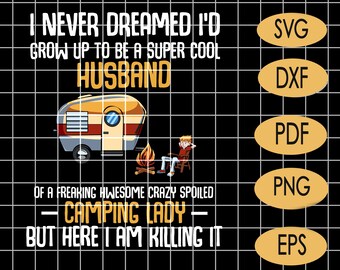 Download Camping Lady Svg Etsy