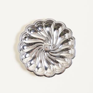 Vintage Silver Plate Fluted Vanity Tray - Neo Deco Vanity Decor