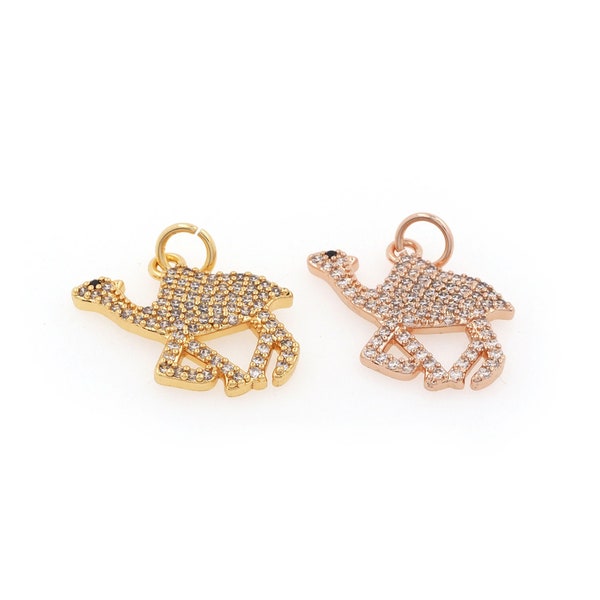 Camel Pendant, Animal Charm, Desert Charm, Camel Charm DIY Accessories Supply, 18x17x2mm