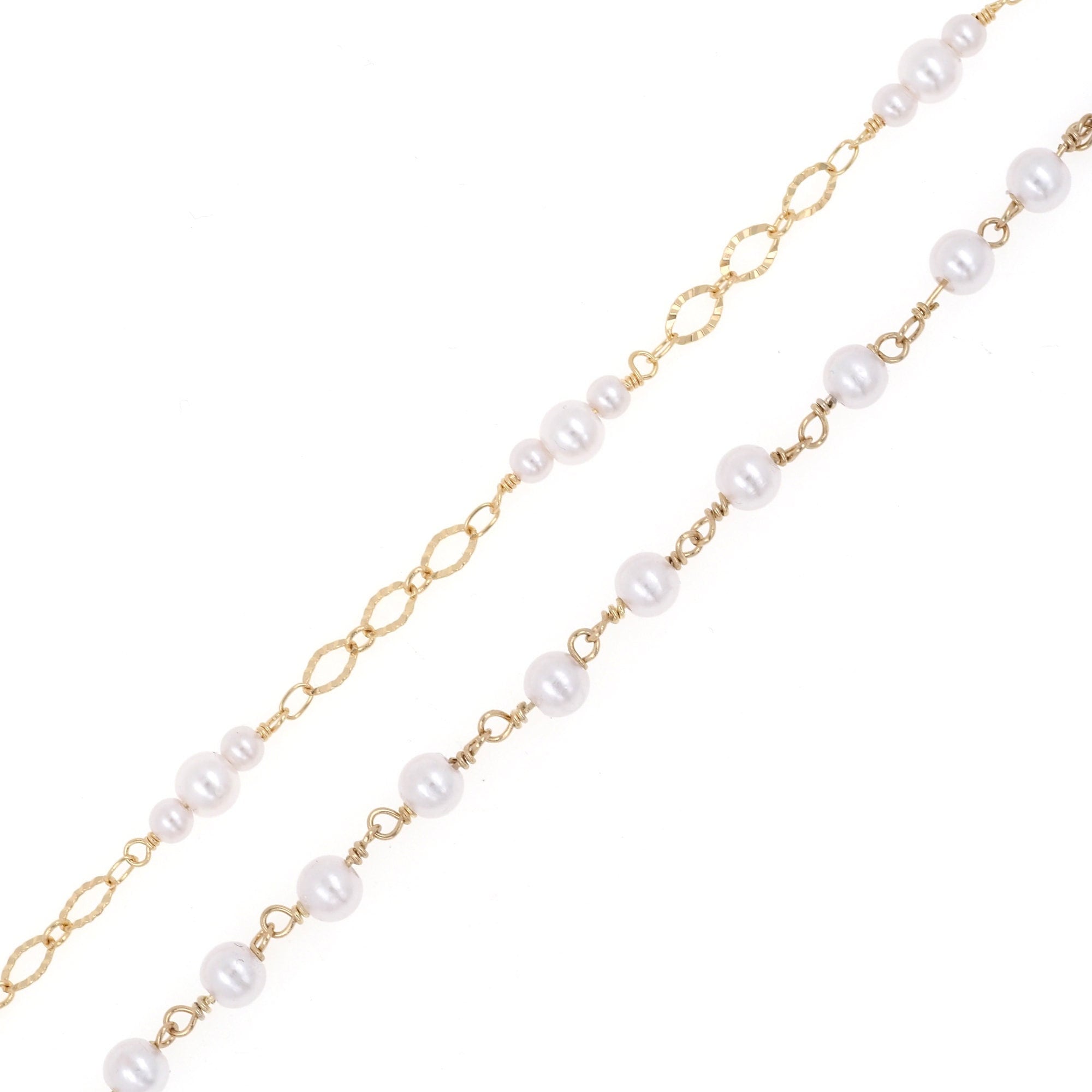 1m Star Butterfly Beads Pearls Gold Color Stainless Steel Chain for Jewelry  Making DIY Handmade Necklaces Charms Accessories