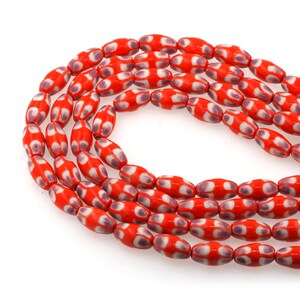 Red Fruit Spacer Beads, Oval Ceramic Ball Beads, Handmade Ceramic Beads, Bracelet Necklace Daily Jewelry Accessories, 13x14mm 20Pcs