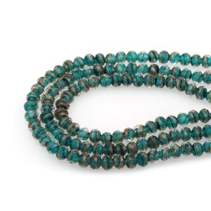 50 Round Dark Green Foil Handmade Glass Covered Ceramic Loose Beads For Jewelry Making, Diy Crafts, 8x8mm