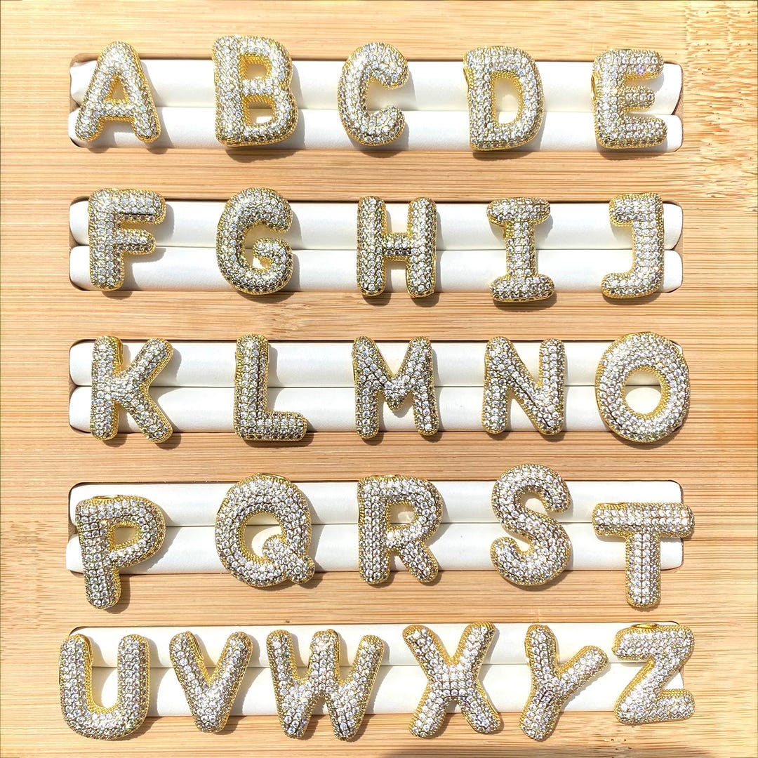 Pendants With Letters Exquisite Letter Pendant 18K Gold Plating Pendant Personality First ...