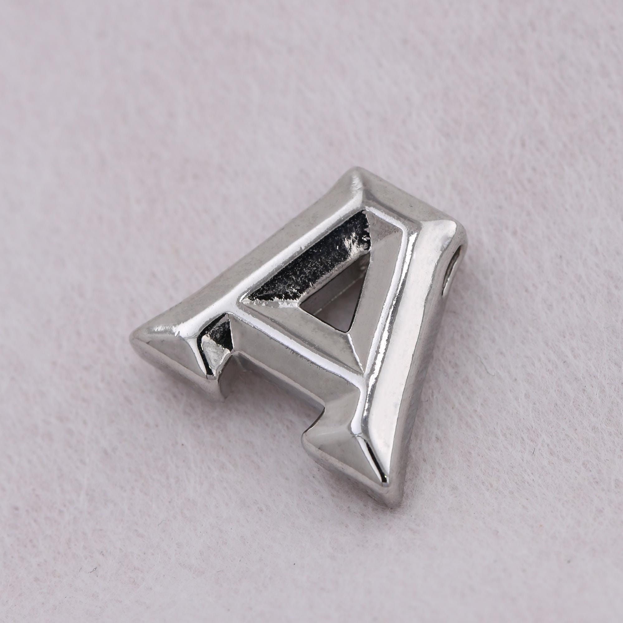 Pendants With Letters Simple Silver Large Letters Pendant Luxury Personality First Letters ...