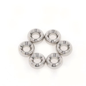 10 gold-plated gaskets, wheel beads, DIY jewelry production and supply