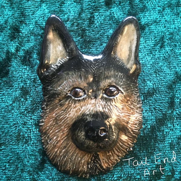 NEWEI German Shepherd Dog Brooch Pin - Enamel Alloy Cartoon Pet Jewelry, Fashion Collar Or Scarf Pin Gift - View #5