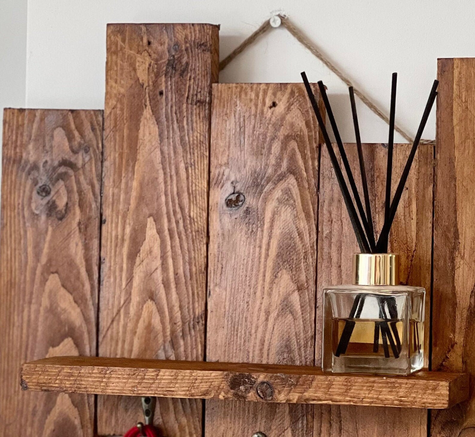 Reclaimed Pallet Wood Shelf Etsy UK