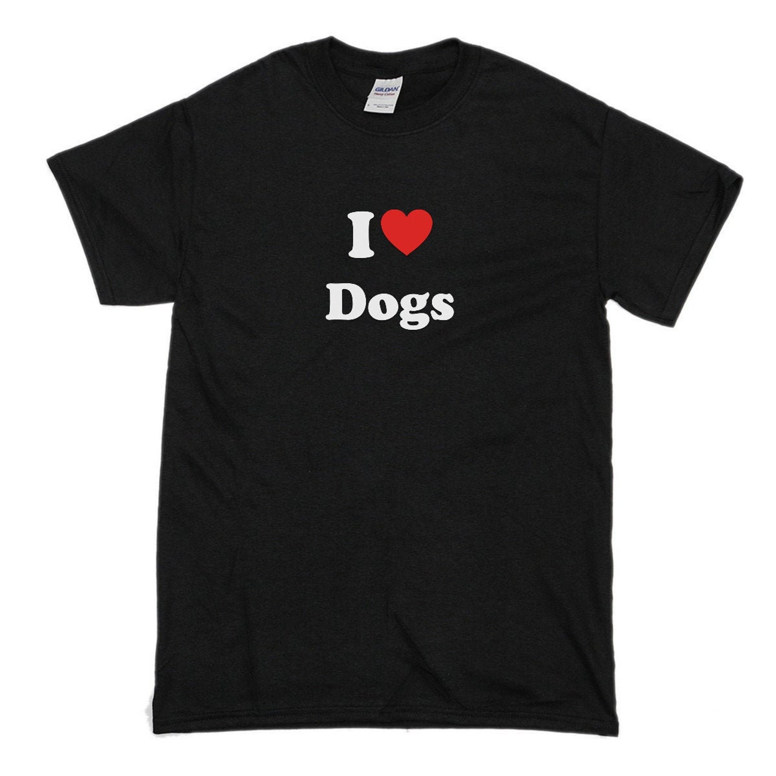 I LOVE DOGS T Shirt Femmes Tshirt Homme Tshirt Dog Lover Tee Etsy