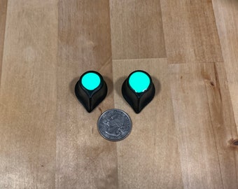 Pomos resplandecientes de arce de hard rock Europium y Black 3.0 personalizados para guitarra eléctrica