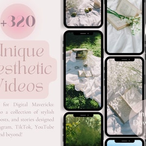 320+ Aesthetic Faceless Stock Videos for Instagram, TikTok, YouTube & More!
