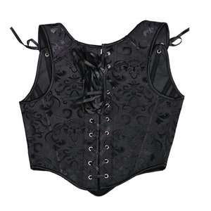 Black Renaissance Corset for Women Perfect for Fairy - Etsy