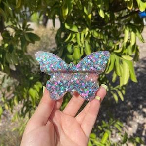 Customizable Handmade Resin Butterfly Shaped Business Card Holder