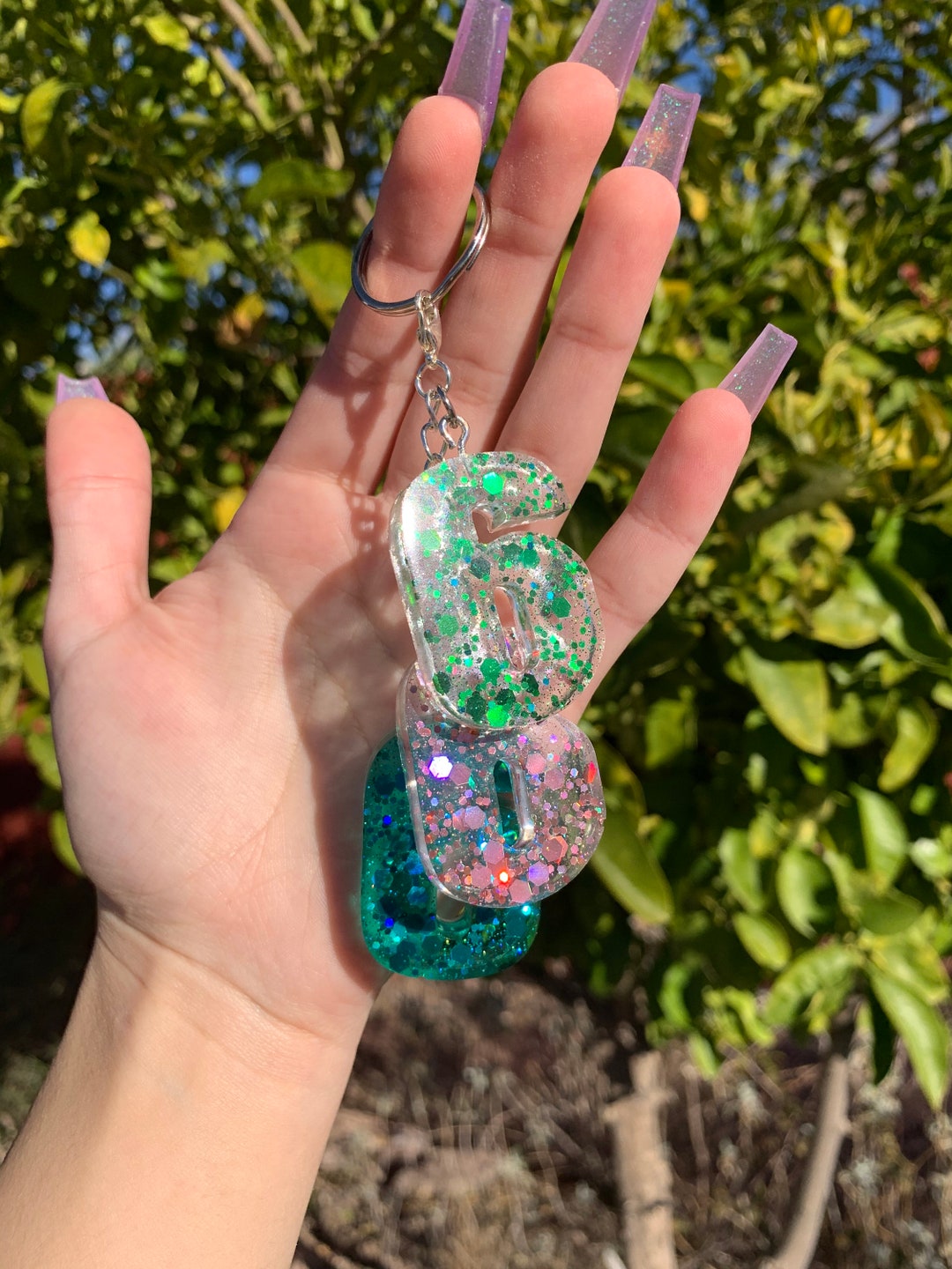 666 Angel Number Keychain - Etsy