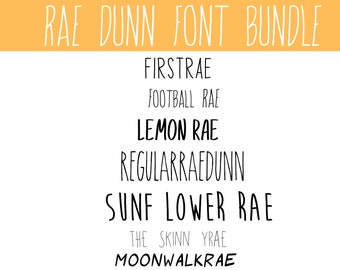 Rae Dunn Font Bundle - Fashion Digital long cursive font, Swirly font, Cricut font, Fonts Download, Font Digital, Font Script, Font Wedding