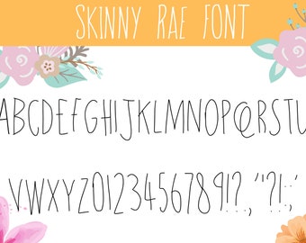 Skiny Rae Font Fashion Digital long cursive font, Swirly font, Cricut font, Fonts Download Font Digital, Font Script Font Wedding,Tails font