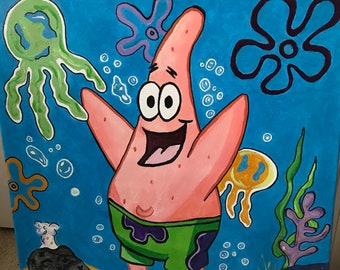 Patrick from SpongeBob Squarepants Painting