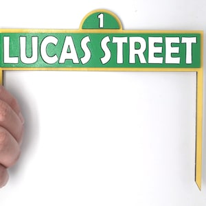 Sesame Street Name Age Cake Topper Personalised Boy Elmo Big Bird