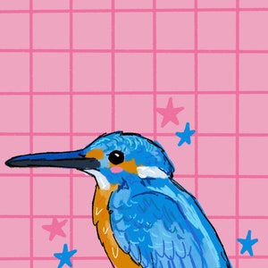 Kingfisher Greeting Card