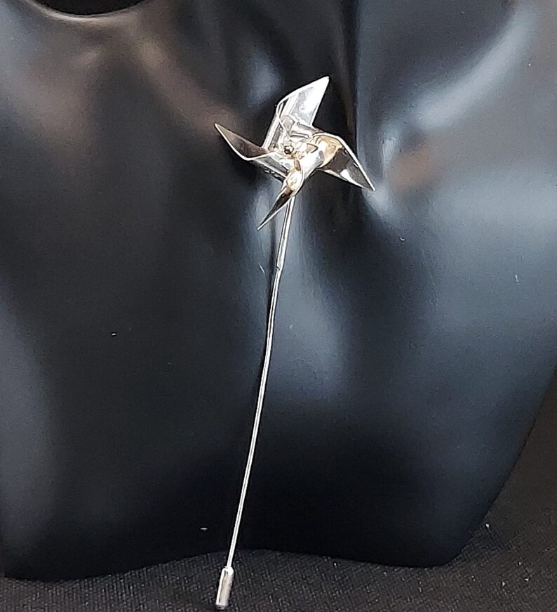 Sterling Silver, Toy Windmill, Lapel Pin - Etsy
