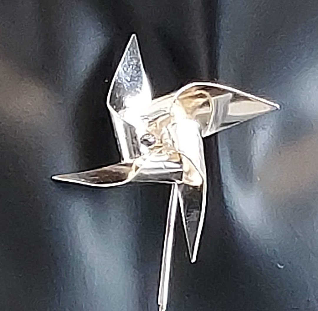 Sterling Silver, Toy Windmill, Lapel Pin - Etsy