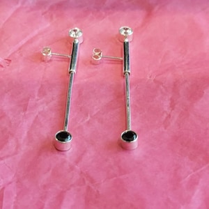 Fun and unusual silver earrings you can alter to suit your mood