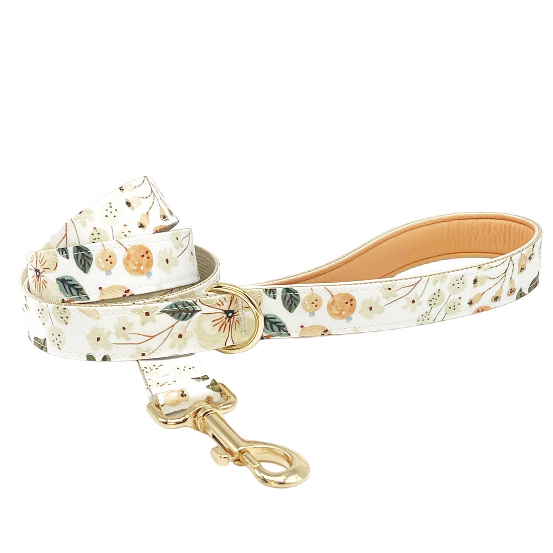 Custom Handmade Dog Leash Designer Dog Leash, Fashionable Fabric Design