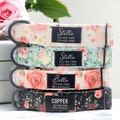 Personalized Rose Floral Dog Collar – Custom Printed Name Patch, Lightweight Adjustable Nylon ID Collar product logo