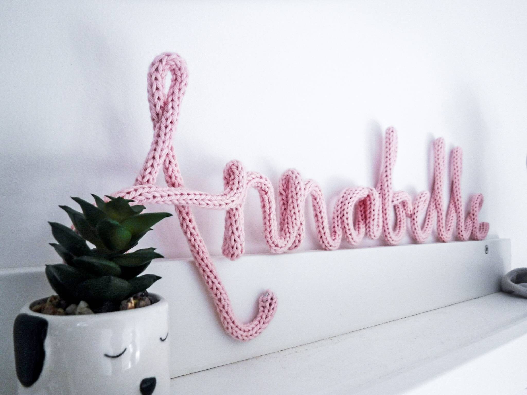 Custom Wall Hanging Personalised Words Custom Names Etsy UK