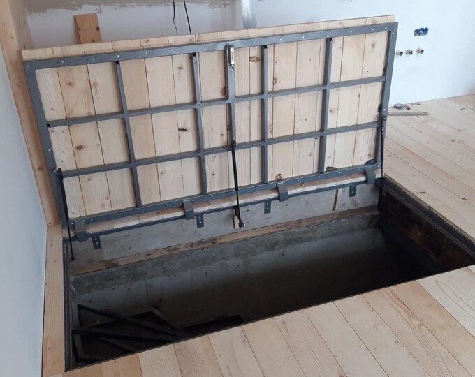 Custom Hatch Door for Easy Cellar and Basement Access Invisible Floor ...