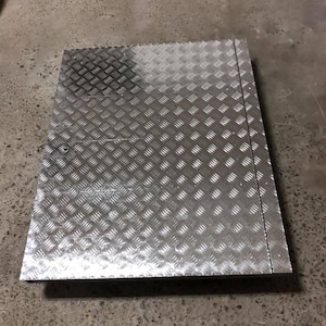 Insulated floor trapdoor with stainless cover Hatch door to cellar and basement Outdoor rust-resistant access panel Custom utility hatchway