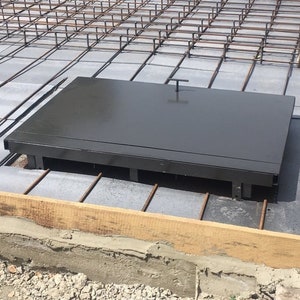 Metal hatch door for roof and attic Hidden basement and cellar access panel Custom sewer hatchway cover Floor trap door for terrace or patio