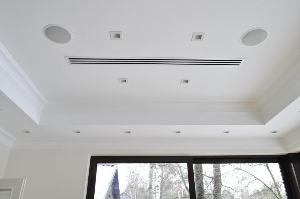 Adjustable Linear Slot Diffuser for Wall and Ceiling Vent Airflow ...