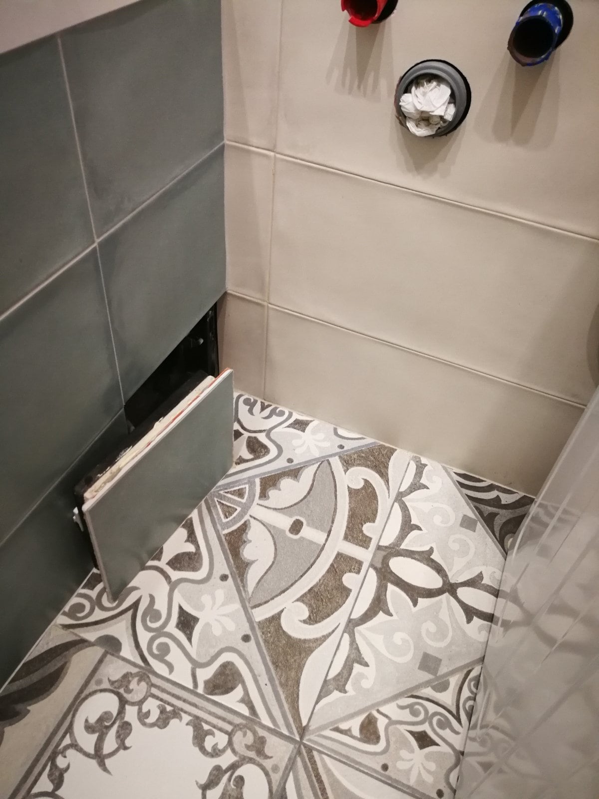 Pannello Di Accesso Parete In ABS, Copertura Autoadesiva Per Piastrelle E Cartongesso, Dimensioni Regolabili, Bianco