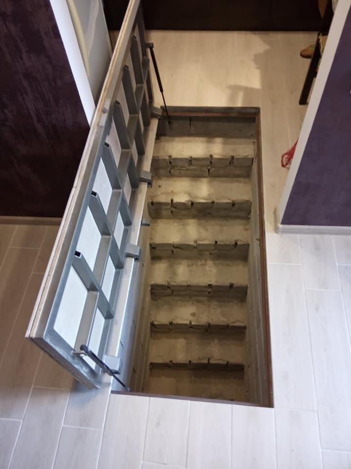 Hidden Cellar Hatch Door for Vault or Bunker Sewer Hatchway