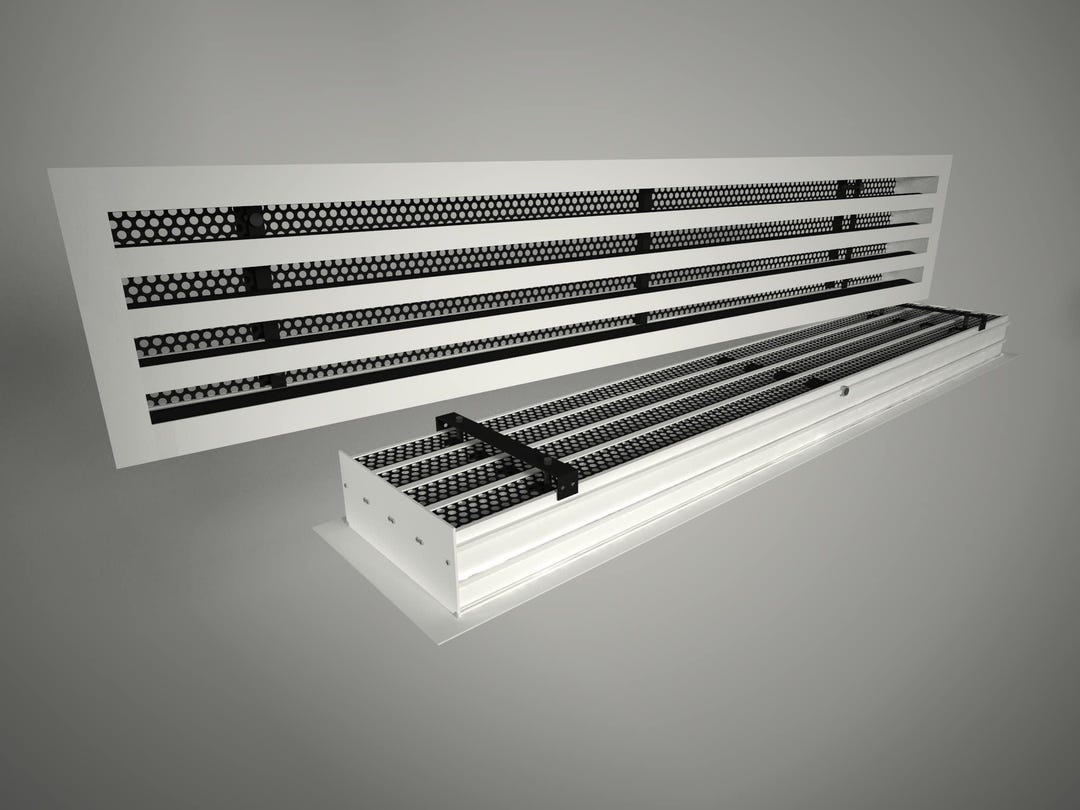 Diffusers Uniform Custom Linear Slot Diffuser With Adjustable Blades for Uniform Airflow ...