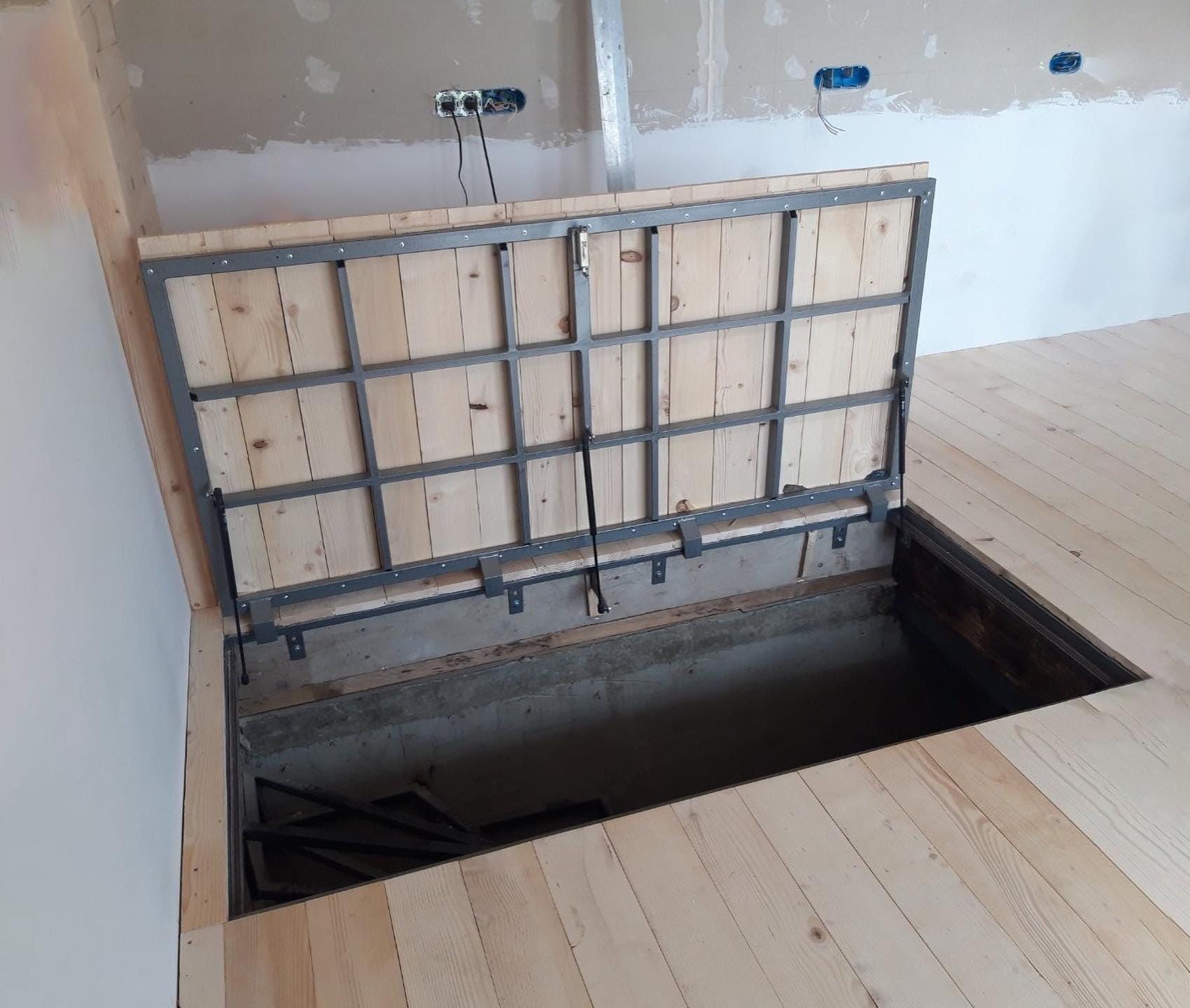 Custom Hatch Door For Easy Cellar And Basement Access Invisible Floor 