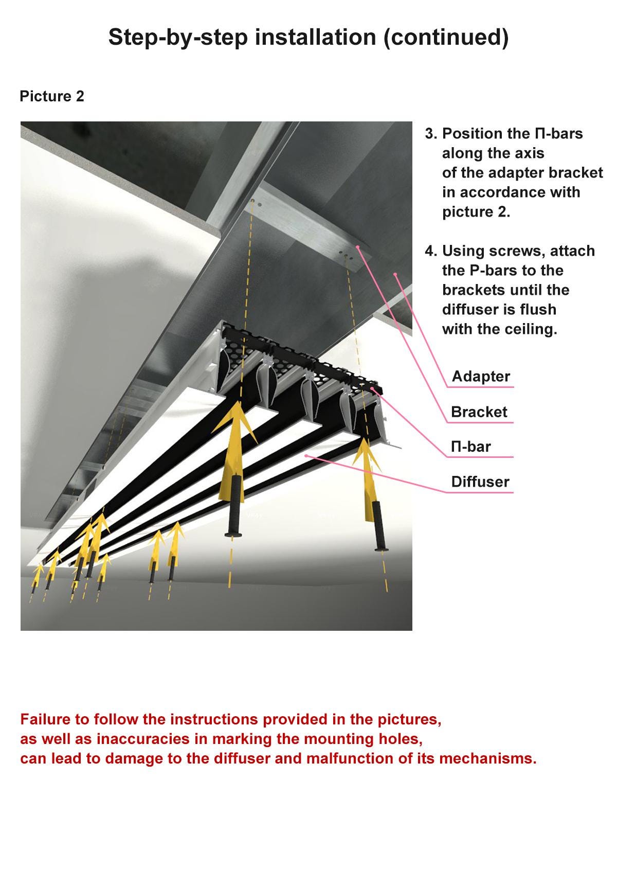 Adjustable Linear Slot Diffuser for Wall and Ceiling Vent Airflow ...